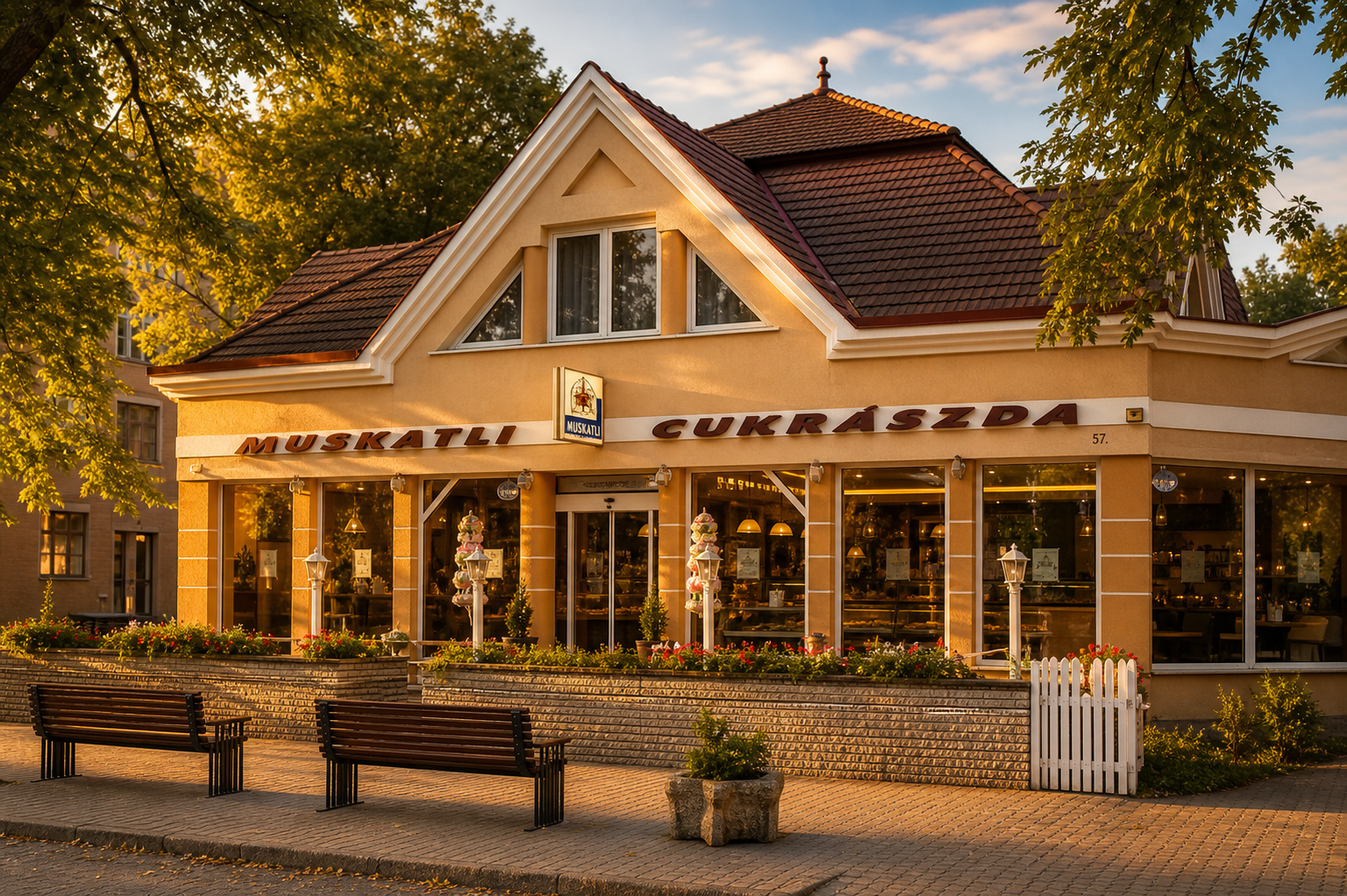Muskátli Cukrászda Kiskunhalason